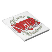 CHRISTMAS PATHOLOGIST DOCTOR NOTITIEBLOK (Schuin)