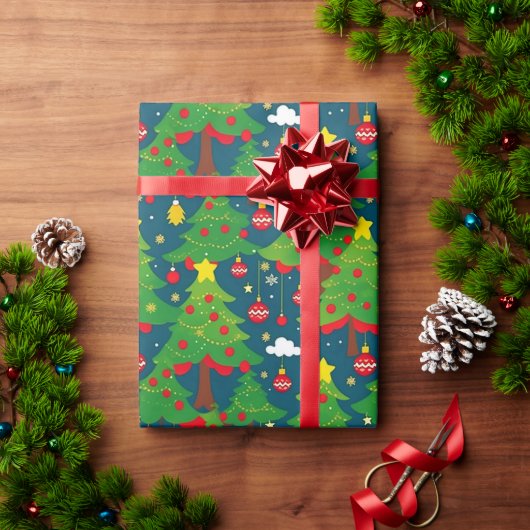 Christmas Pattern 2 - Inpakpapier (Feestdagen Geschenken)