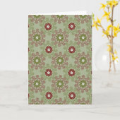Christmas pattern backgrounds seamless surface pat kaart (Gele Bloem)