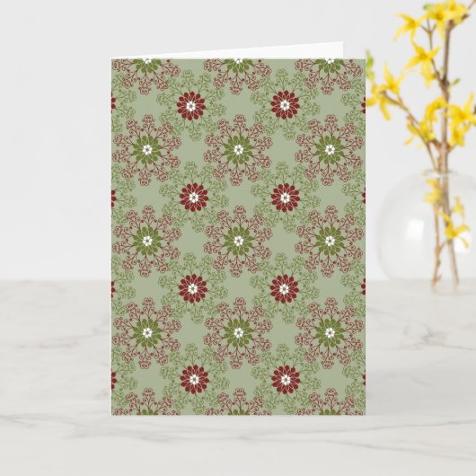 Christmas pattern backgrounds seamless surface pat kaart (Gele Bloem)
