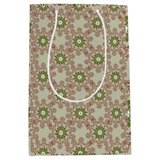 Christmas pattern backgrounds seamless surface pat medium cadeauzakje (Voorkant)