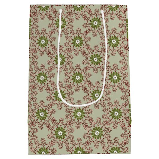 Christmas pattern backgrounds seamless surface pat medium cadeauzakje (Achterkant)