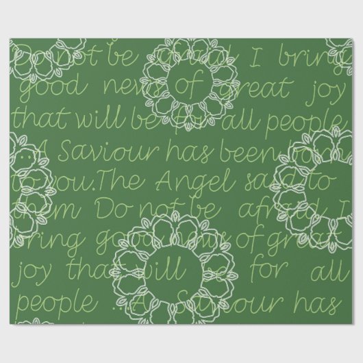 Christmas pattern  cadeaupapier (Vlak)