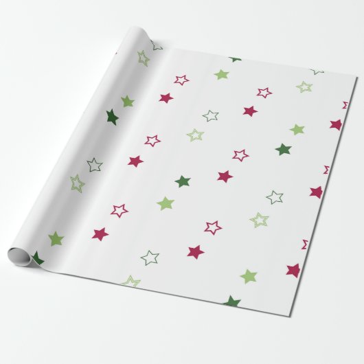Christmas pattern  cadeaupapier (Uitgerold)