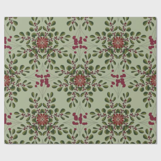 Christmas pattern cadeaupapier (Vlak)