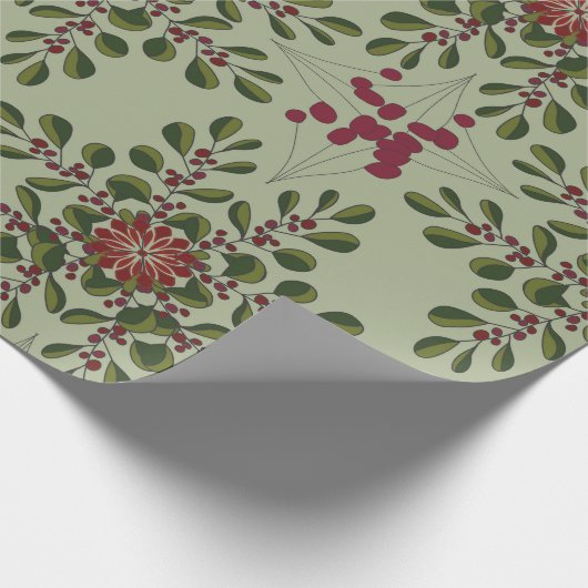 Christmas pattern cadeaupapier (Hoek)