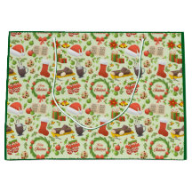 Christmas Pattern Cadeautas