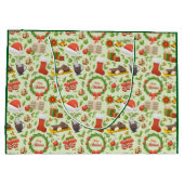 Christmas Pattern Cadeautas (Achterkant)