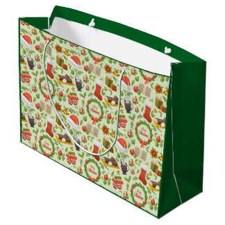 Christmas Pattern Cadeautas