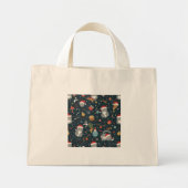 Christmas Pattern Cats Mini Tote Bag (Voorkant)