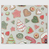 Christmas Pattern Illustration Cadeaupapier (Vlak)