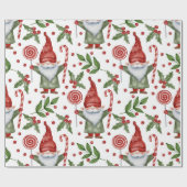 Christmas Pattern Illustration Cadeaupapier (Vlak)