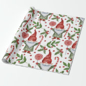 Christmas Pattern Illustration Cadeaupapier (Uitgerold)