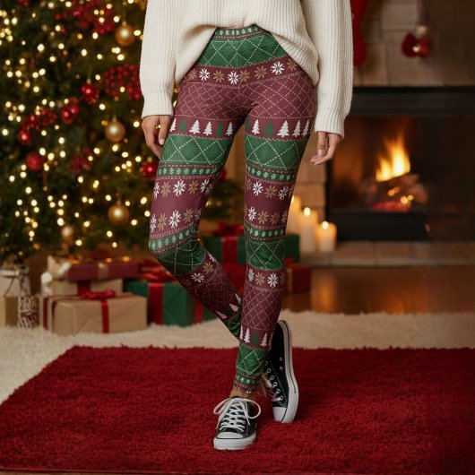 Christmas Pattern Leggings