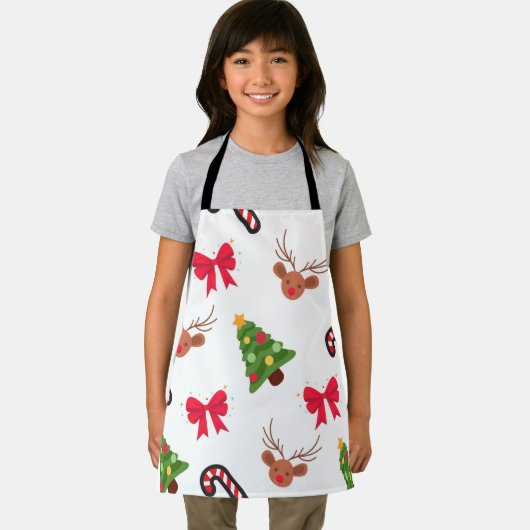 Christmas pattern schort (Insitu)