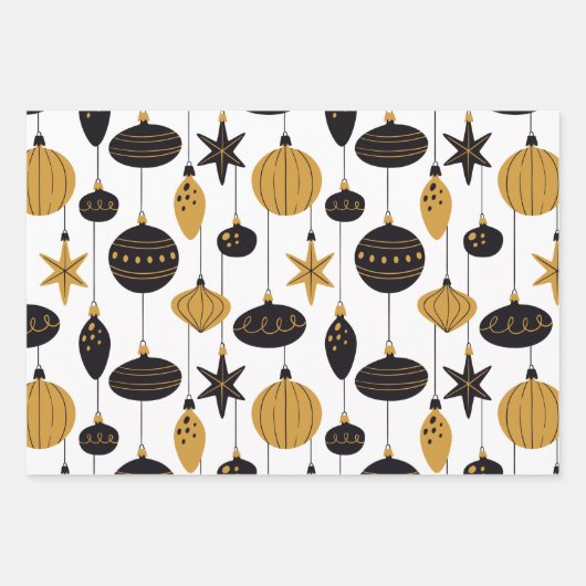 Christmas pattern set  inpakpapier vel (Voorkant 3)