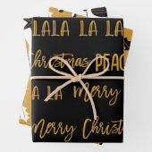 Christmas pattern set  inpakpapier vel (In situ)