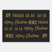 Christmas pattern set  inpakpapier vel (Voorkant)