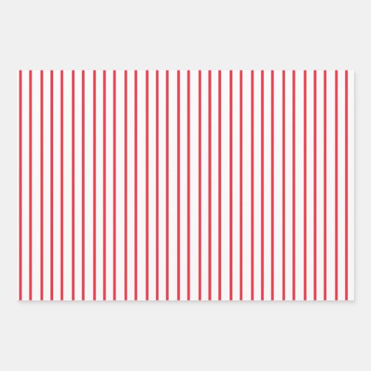 Christmas pattern text Red set Wrapping Paper (Voorkant 2)