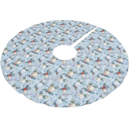 Christmas Pattern Tree Skirt Kerstboom Rok (Gekanteld)