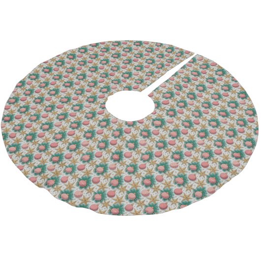 Christmas Pattern Tree Skirt Kerstboom Rok (Gekanteld)