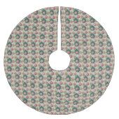 Christmas Pattern Tree Skirt Kerstboom Rok (Voorkant)