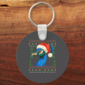 Christmas Pea Ugly Xmas Sweater Sleutelhanger (Voorkant)