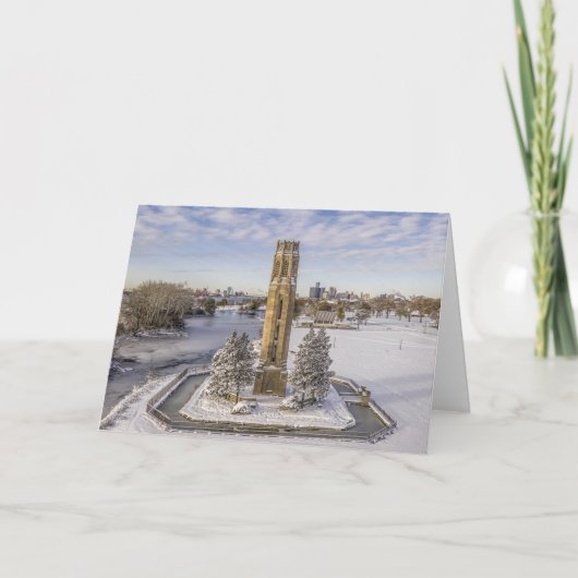 Christmas Peace in Detroit Feestdagen Kaart (Voorkant)