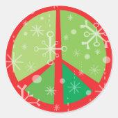 Christmas Peaces SIgn STICKERS (Voorkant)