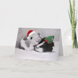 Christmas Peegs Guinee Pig Feestdagen Kaart