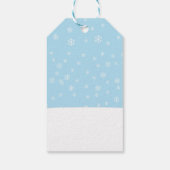 Christmas Penguin Gift Labels Cadeaulabel (Achterkant)