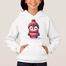 Christmas Penguin kinder hoodie