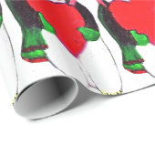 CHRISTMAS PENGUIN LOVE wrappapier Cadeaupapier (Rol Hoek)