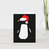 Christmas Penguin Pajamas Shirt  Kaart (Voorkant)