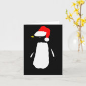 Christmas Penguin Pajamas Shirt  Kaart (Gele Bloem)