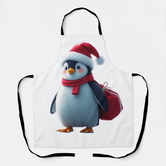 Christmas penguin schort (Voorkant)