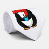 Christmas Penguin Stropdas (Opgerold)