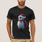 Christmas penguin t-shirt (Voorkant)