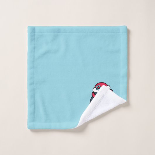 Christmas Penguin Towel Set Bad Handdoek (Wasdoekje)