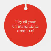 Christmas Penguins Custom Ornament (Achterkant)