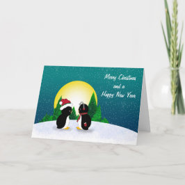 Christmas Penguins Kaart