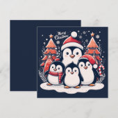 Christmas Penguin's van Rp Feestdagenkaart (Voorkant / Achterkant)