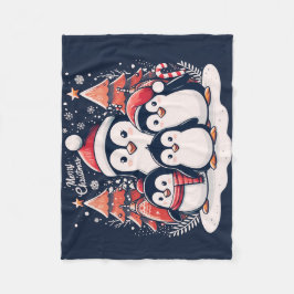 Christmas Penguin's van Rp Fleece Deken