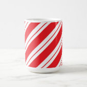 Christmas Peppermint Candy Stripes Koffiemok (Center)