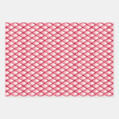 Christmas Peppermint Snoep Cats Set van Drie Inpakpapier Vel (Voorkant 2)