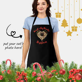 Christmas Personalized Cat Heart Photo Frame Schort