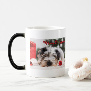 Christmas-Pet Dog Terrier Schattige Schattig plezi Magische Mok