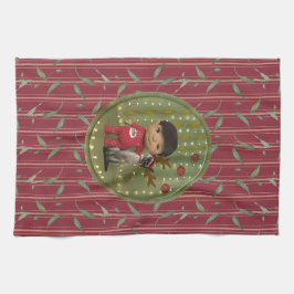 Christmas Pet Friend Theedoek