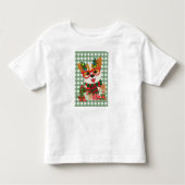 Christmas Peuter Shirt - Schattigee pup (Voorkant)