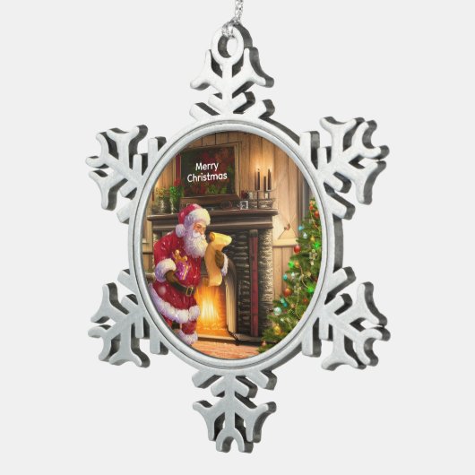 Christmas Pewter Ornament (Rechts)